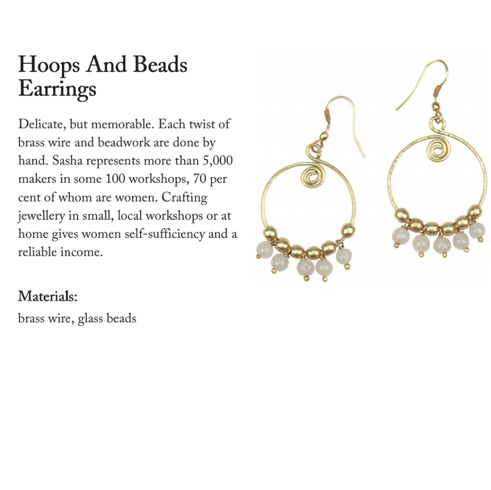 Brass Hoops - Picture 2 of 3